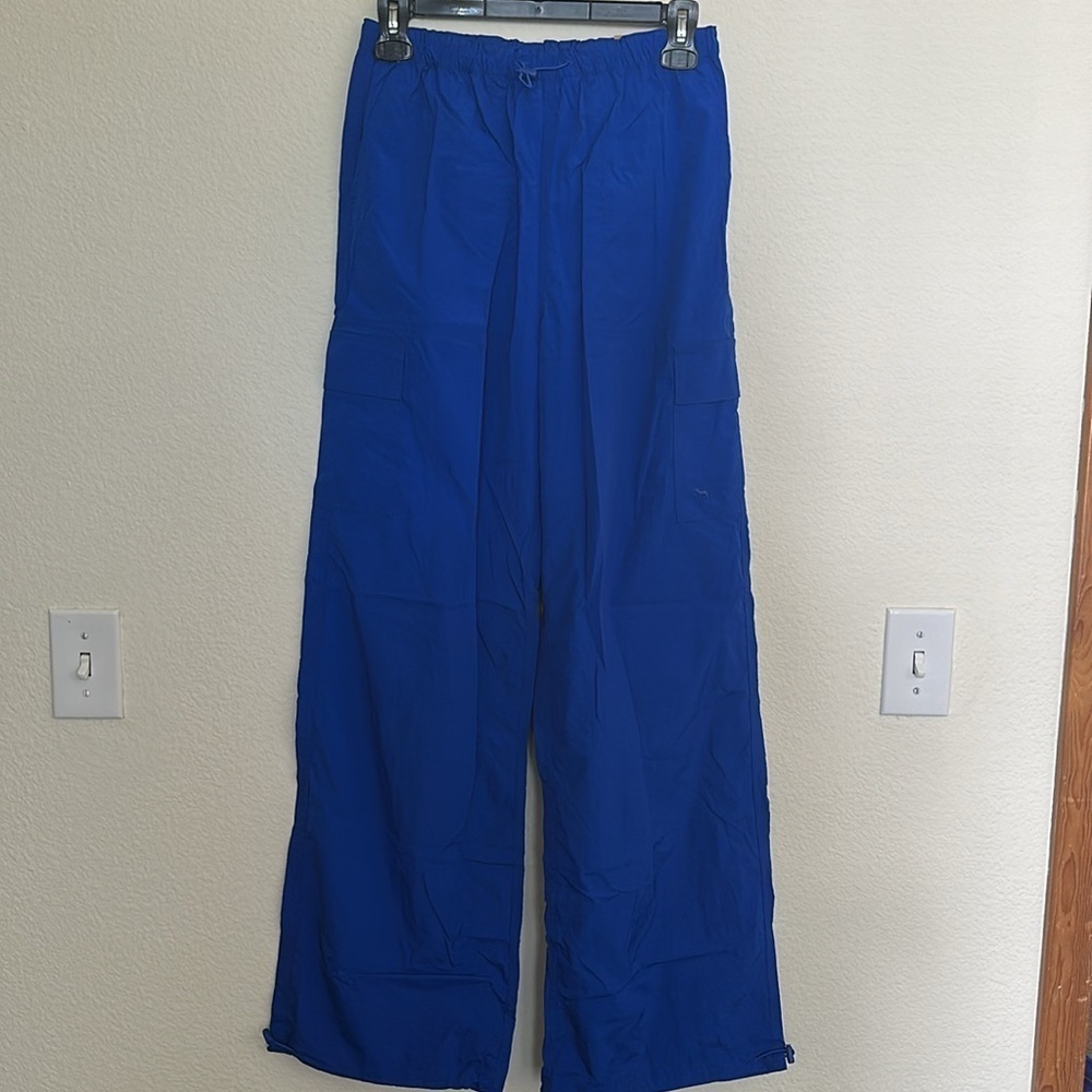 Pink Victoria’s Secret Parachute Pants - Blue